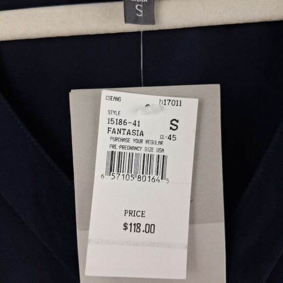 NWT Maternity Dress  Pea in the Pod Navy Size S - Picture 3 of 10